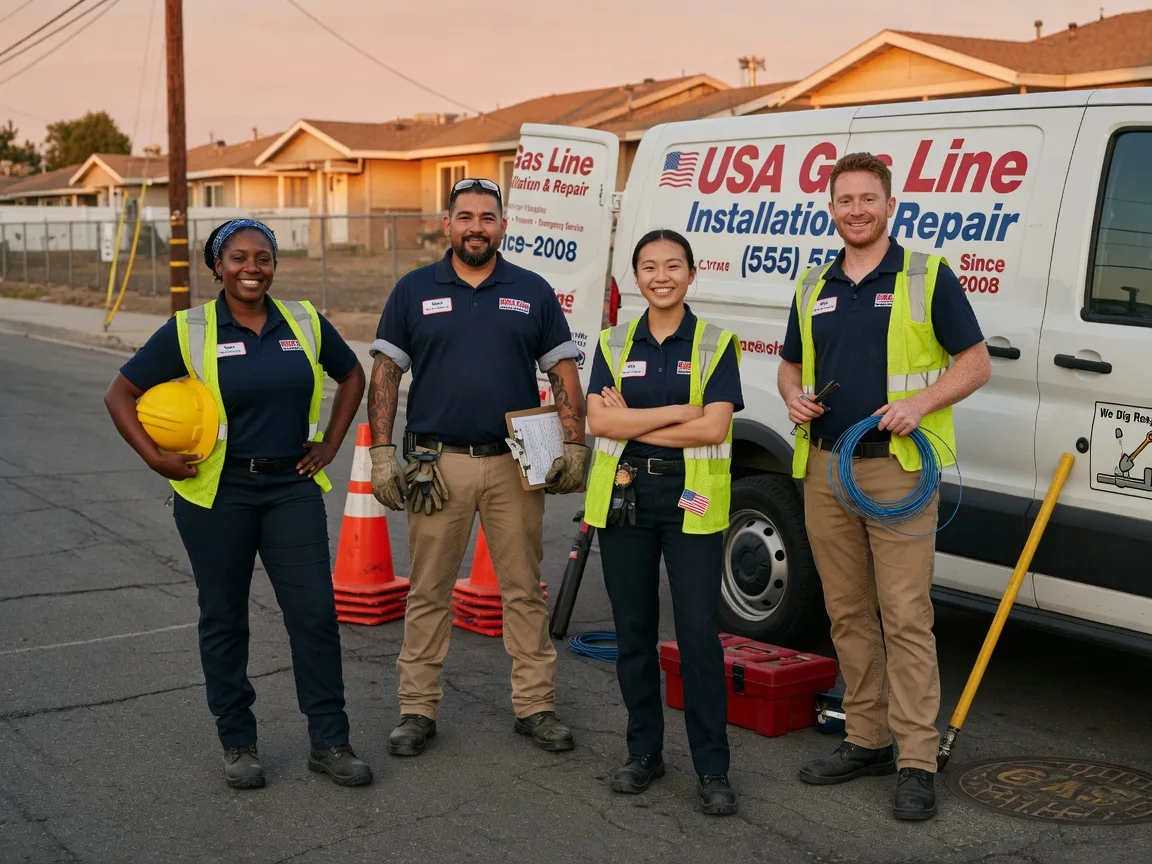 Gas Line Installation company in New Boston, TX